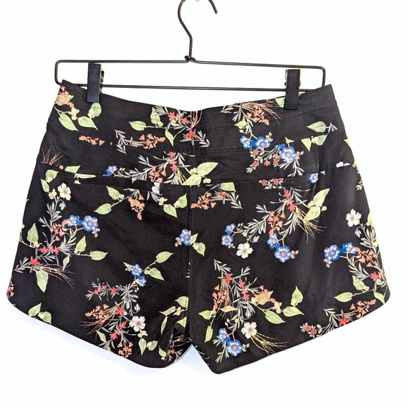 Athleta | Tropical Print Hudson Board Shorts Swim Black Floral | Size 0 - Picture 4 of 13
